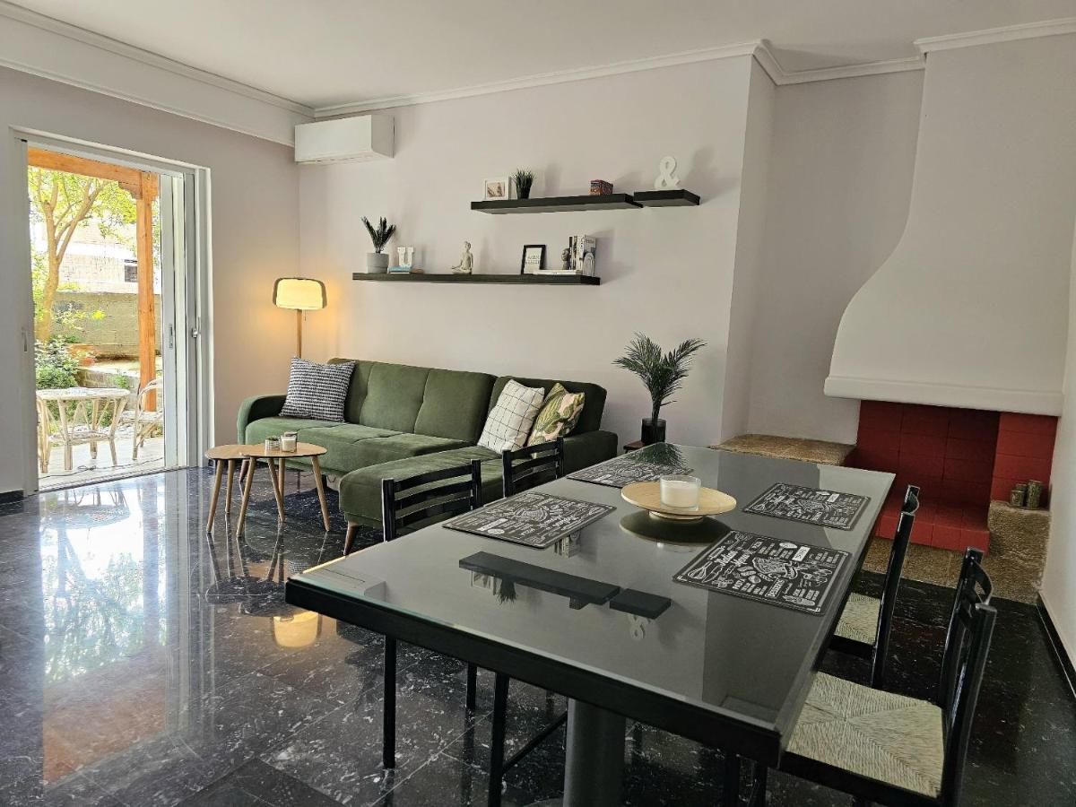 Modern Garden View Apt In Voula, Athens - Luxe Exteriör bild